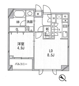 クリオ渋谷ラ・モード４０８号室（賃貸）