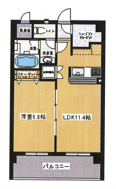 竹庭YOYOGI-KOEN ４０２号室 1LDK＋SIC 40.25㎡ （賃貸）