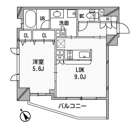 クリオ渋谷ラ・モード ３０１号室 １LDK 38.31㎡ （賃貸）